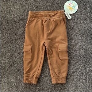 🤎New! Little Sleepies Cargo Joggers 12-18